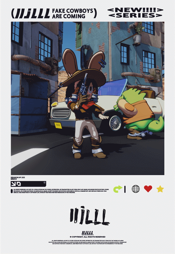 “牛仔牛仔“（图ZMzc1NTg5OTY4） - IP形象 - 站酷设计师杰尼黄h原创素材 - 站酷ZCOOL