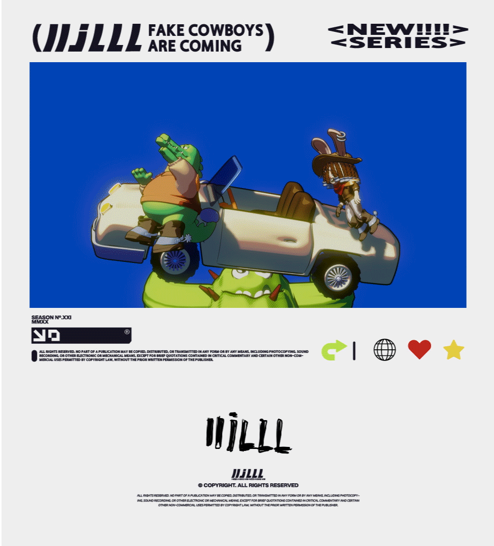 “牛仔牛仔“（图ZMzc1NTkwMDIw） - IP形象 - 站酷设计师杰尼黄h原创素材 - 站酷ZCOOL