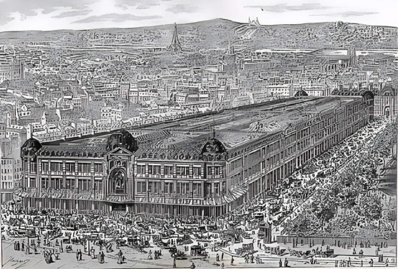 乐蓬马歇也是世界商业史上第一个实行“新经营方式”的百货商店。