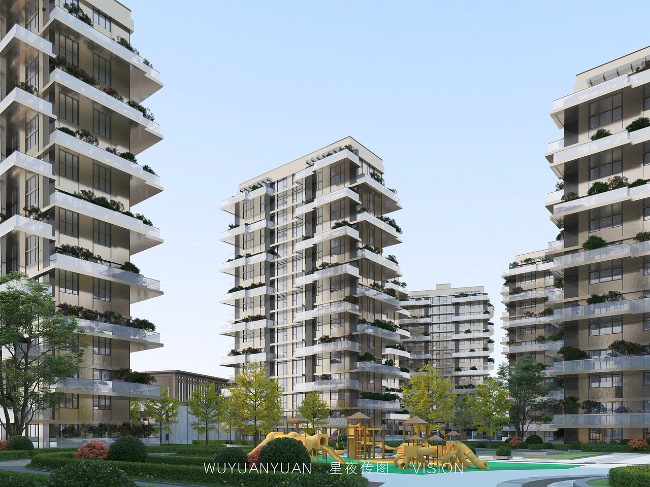 室外住宅建筑｜素雅清新（图ZMzc1NjA1MTY0） - 建筑设计 - 站酷设计师设计源源原创素材 - 站酷ZCOOL