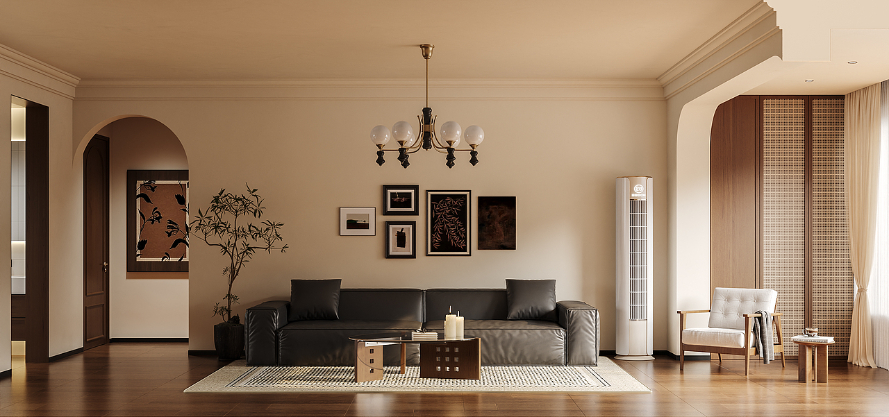 中古风案例（图ZMzc1NjEwMTYw） - 家装设计 - 站酷设计师白龙马效果图杨芸原创素材 - 站酷ZCOOL