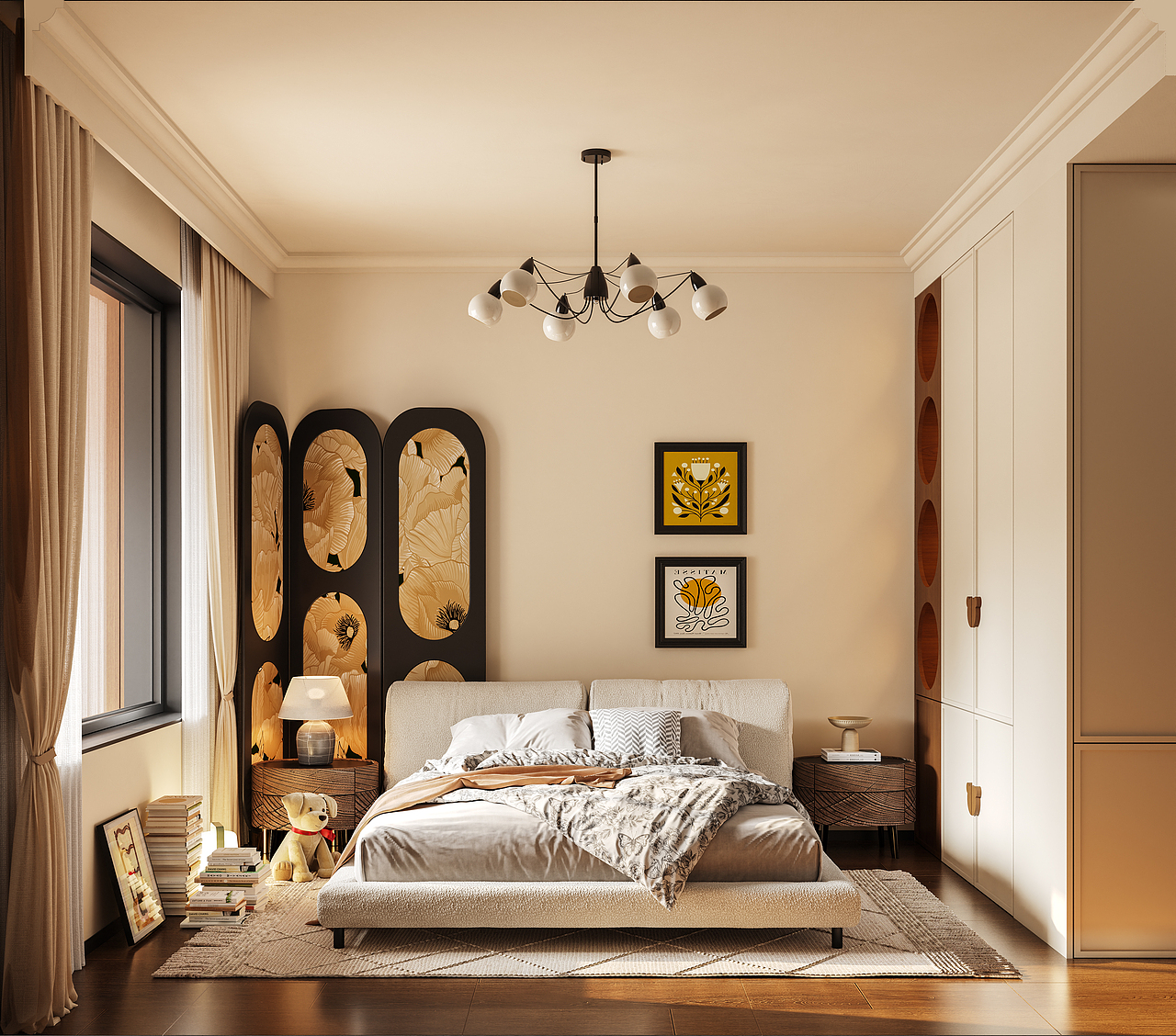 中古风案例（图ZMzc1NjEwMTU2） - 家装设计 - 站酷设计师白龙马效果图杨芸原创素材 - 站酷ZCOOL