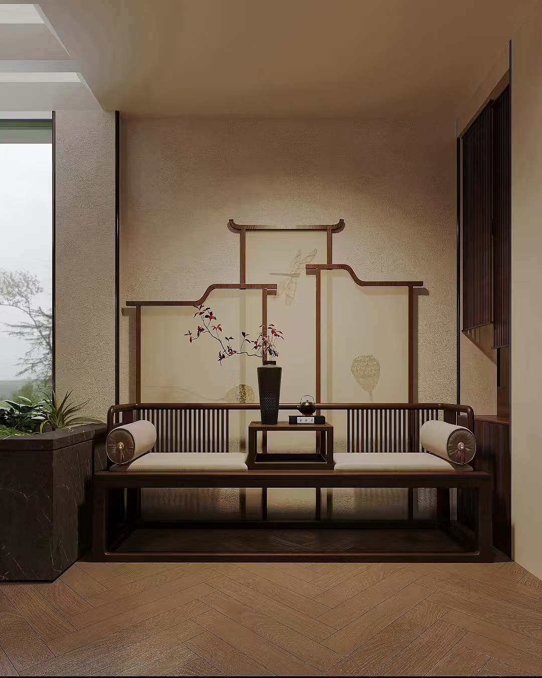 茶楼（图ZMzc1NjA5MTI0） - 场景 - 站酷设计师光影高端表现原创素材 - 站酷ZCOOL