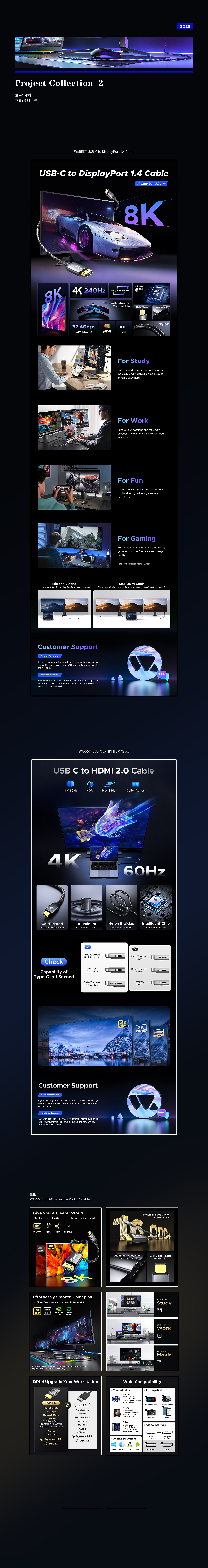 AMAZON 2023 3C类数据线 一份迟到的年总结（图ZMzc1NjExOTQ0） - 电商 - 站酷设计师小松鼠爱我原创素材 - 站酷ZCOOL