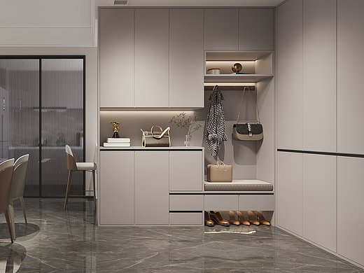 现代黑白灰#木牛视觉设计（个人主页-ZNzAyNTEzMjQ=） - 家装设计 - 站酷设计师多米效果图表现原创素材 - 站酷ZCOOL