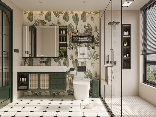 复古风 #木牛视觉设计（个人主页-ZNzAyNTE0MzI=） - 家装设计 - 站酷设计师多米效果图表现原创素材 - 站酷ZCOOL