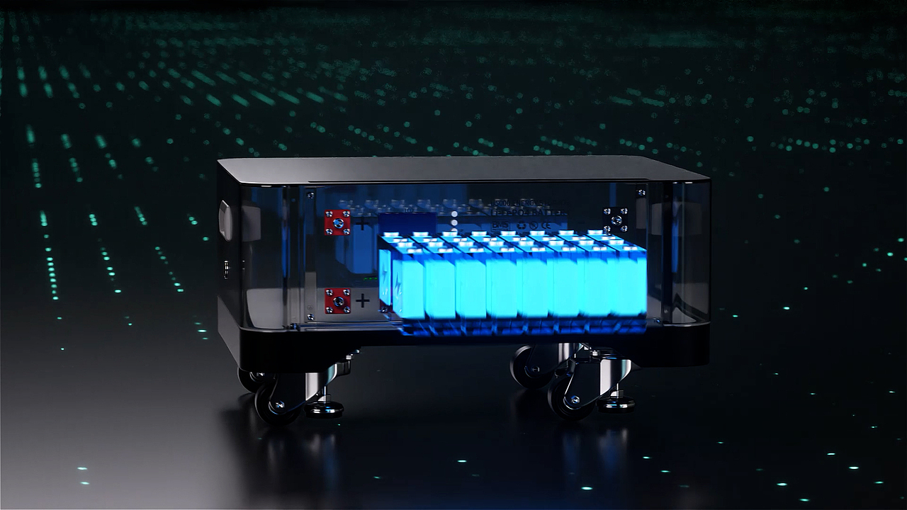 本次展示以堆叠式储能电池为主题,通过高精度的3D建模