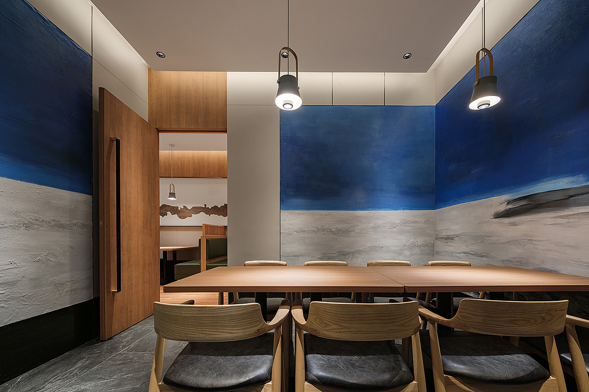 惠州餐厅设计,大渔铁板烧：东方意境美学表现艺术氛围（图ZMzc1NjMwODY0） - 酒店餐饮设计 - 站酷设计师艺鼎装饰设计原创素材 - 站酷ZCOOL