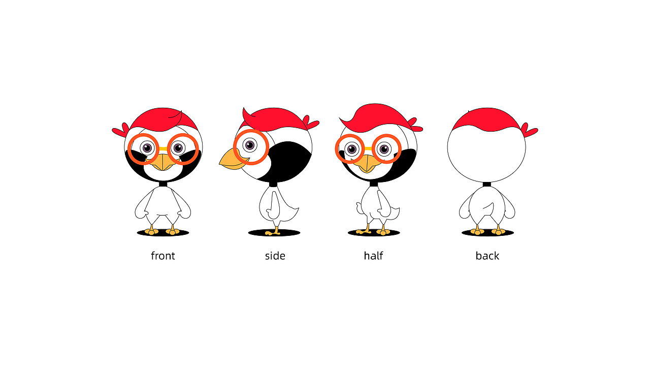 飞鹤家族IP形象设计