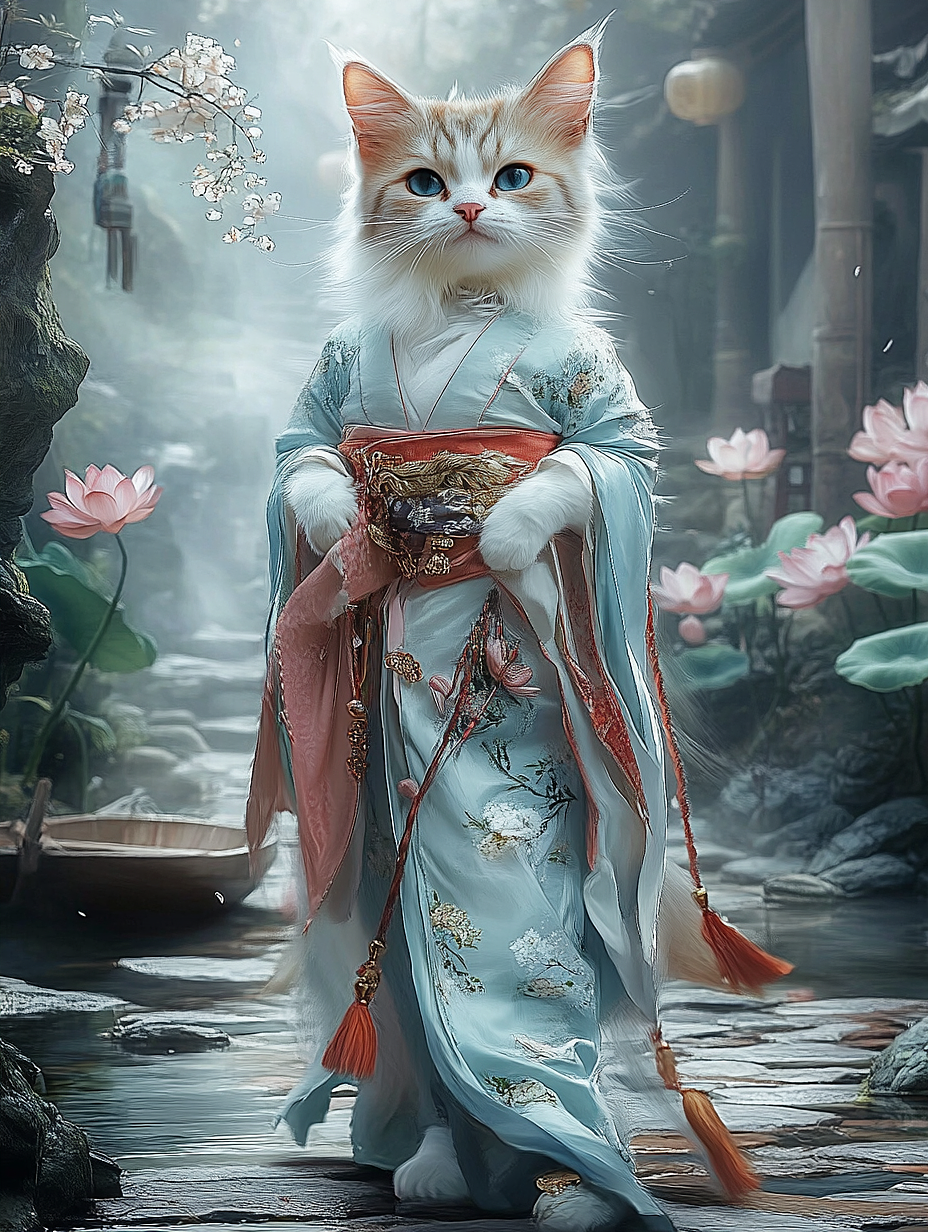 风姿绰约的仙女喵