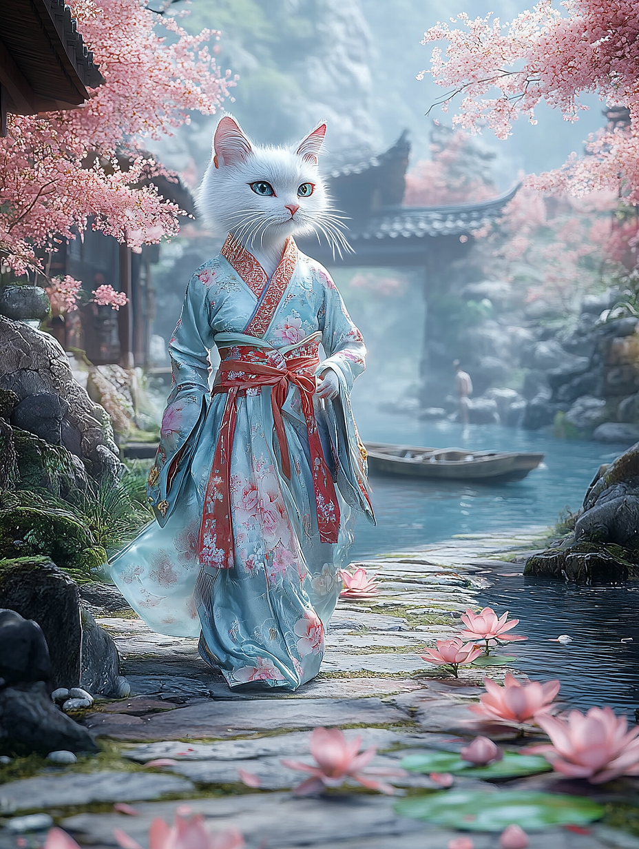 风姿绰约的仙女喵