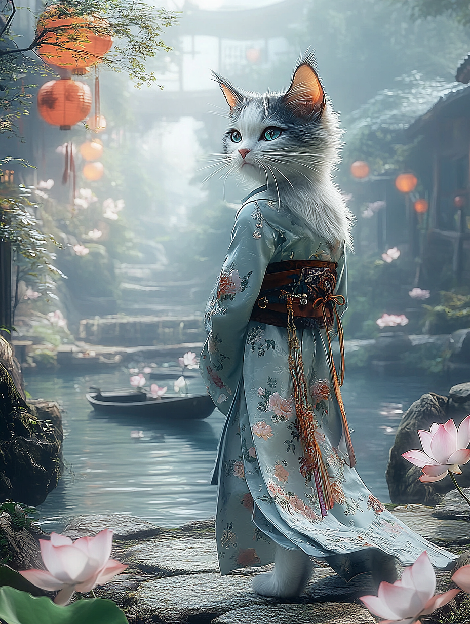 风姿绰约的仙女喵