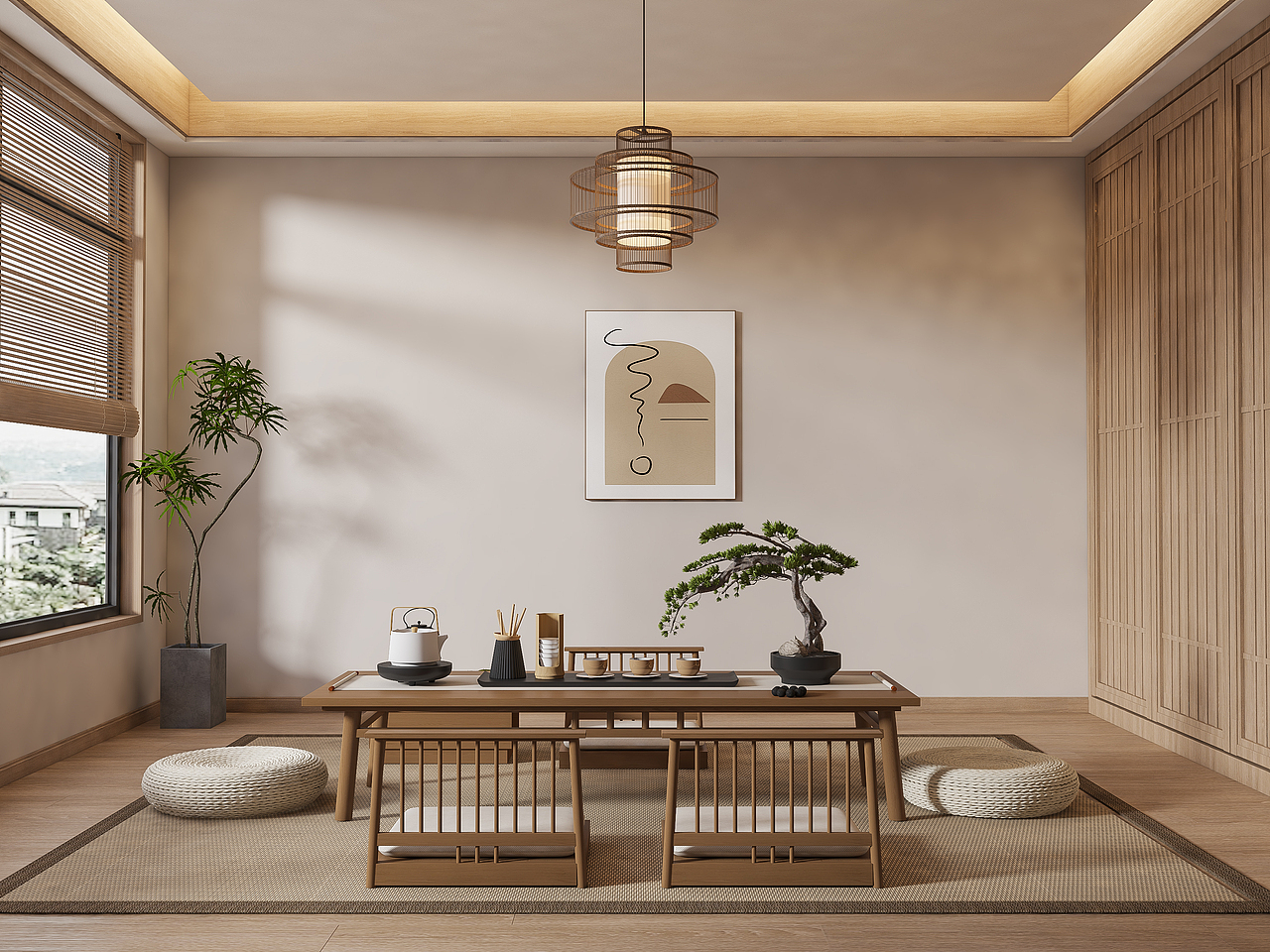 原木风,是生活与自然的完美融合。#木牛视觉设计