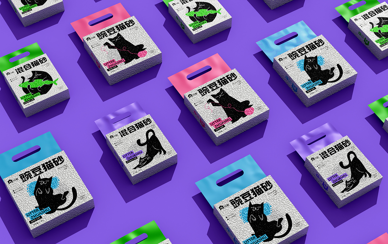 爪墅 | 宠物猫砂 | 品牌包装设计