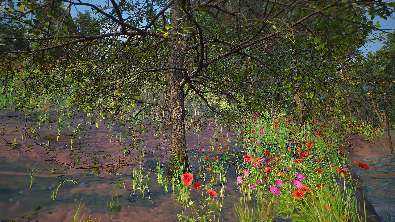 UE5*超写实天气季节过度动画短片