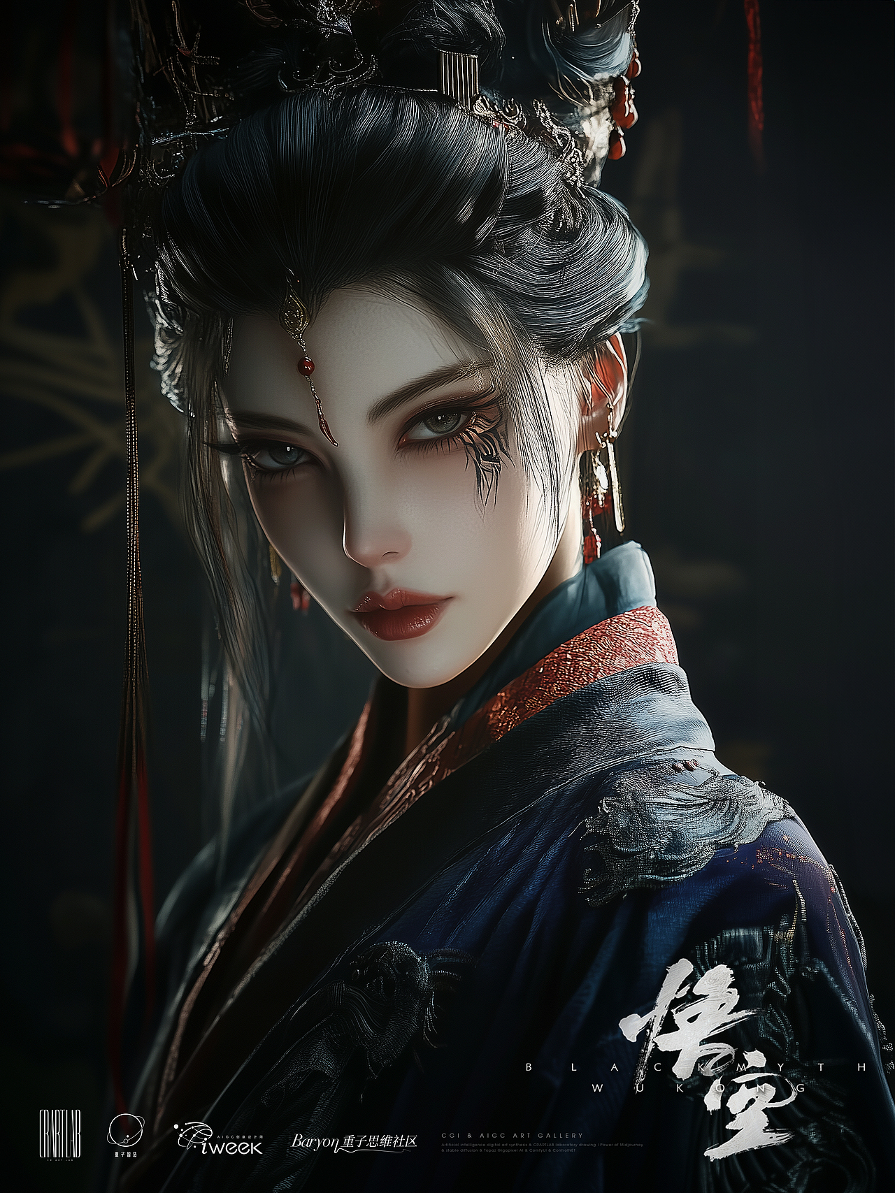 黑悟空同人系列-蜘蛛姐姐精｜重子智造（图ZMzc1NjY3OTYw） - AI作品 - 站酷设计师疯兎原创素材 - 站酷ZCOOL