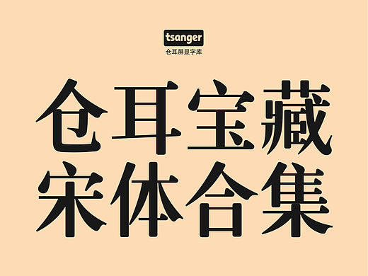 宝藏宋体合集推荐