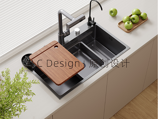 不锈钢水槽盆渲染案列分享（个人主页-ZNzAyNTgyMDQ=） - 品牌 - 站酷设计师汇诚空间设计小秦原创素材 - 站酷ZCOOL