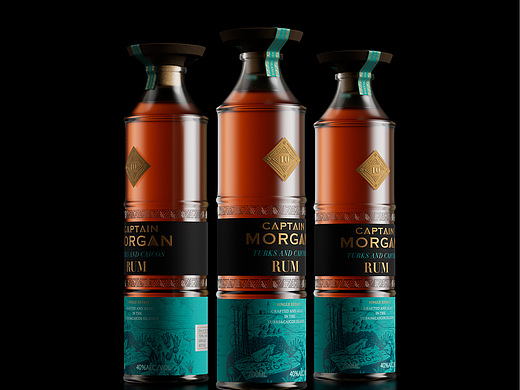 Captain Morgan Rum 朗姆酒包装设计