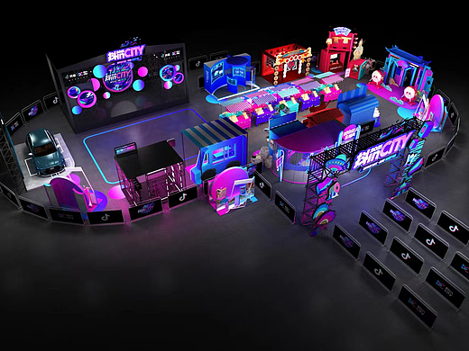 抖音city活动3D场景设计