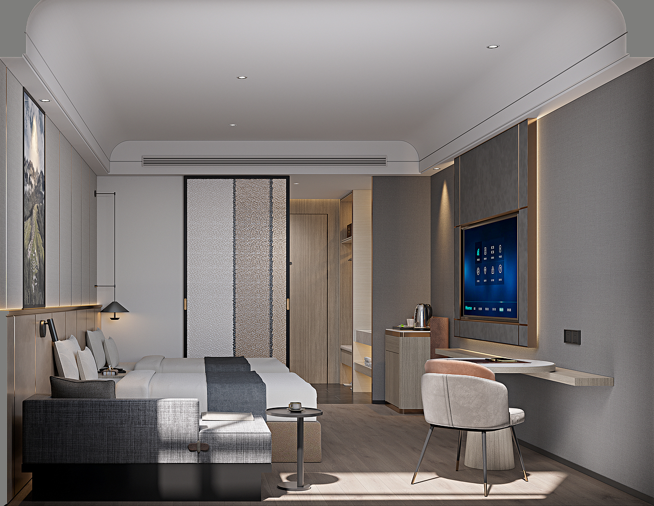 某酒店设计（图ZMzc1NzE1NjI0） - 酒店餐饮设计 - 站酷设计师ASK_GZ原创素材 - 站酷ZCOOL