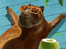 网红动物—卡皮巴拉（水豚）