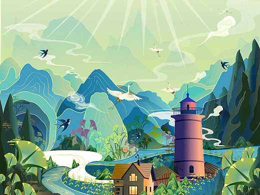 春系列练习（个人主页-ZNzAyNjI2MDA=） - 创作习作 - 站酷设计师袋鼠有个袋袋原创素材 - 站酷ZCOOL