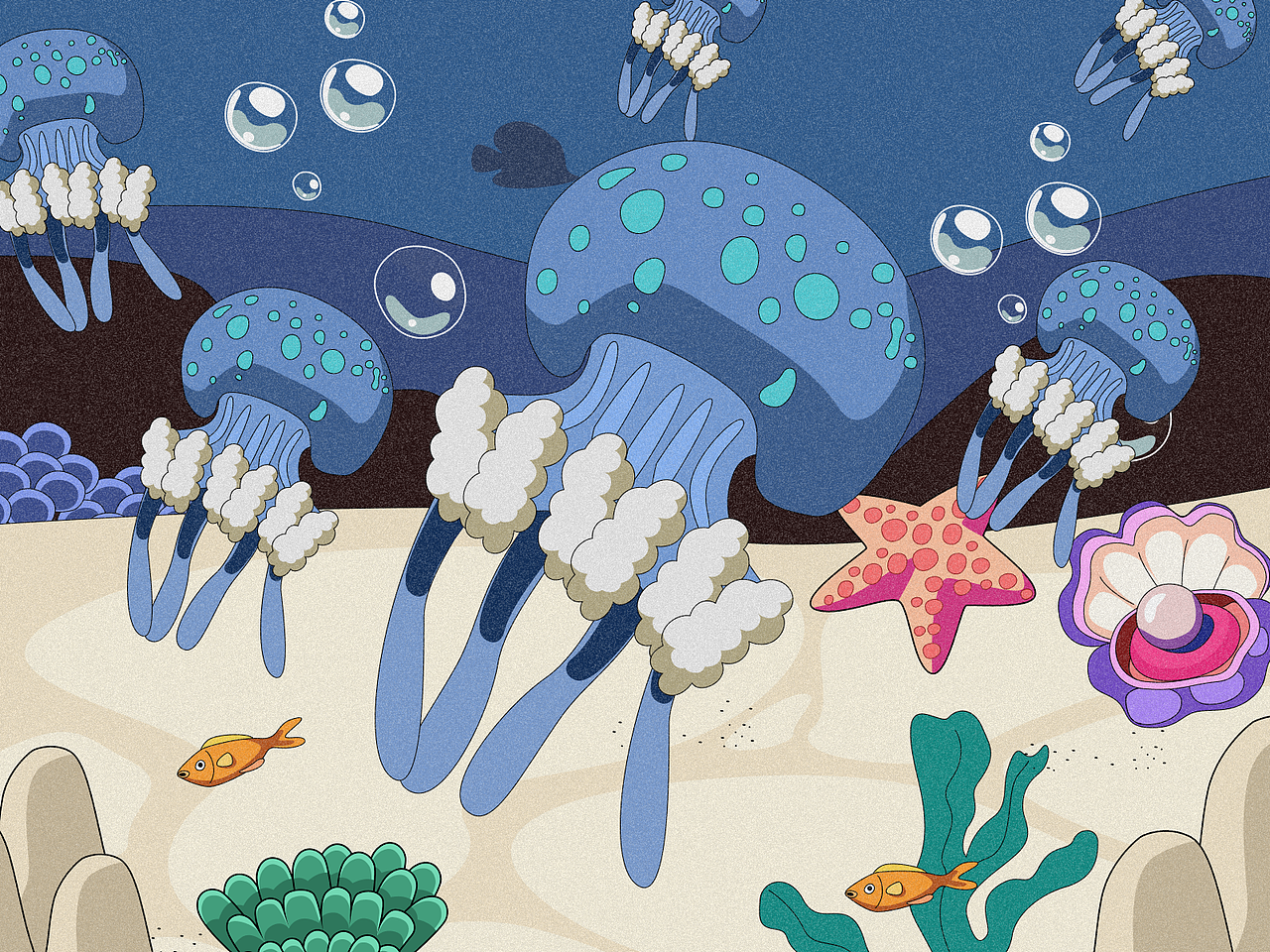 海底世界Undersea illustrations