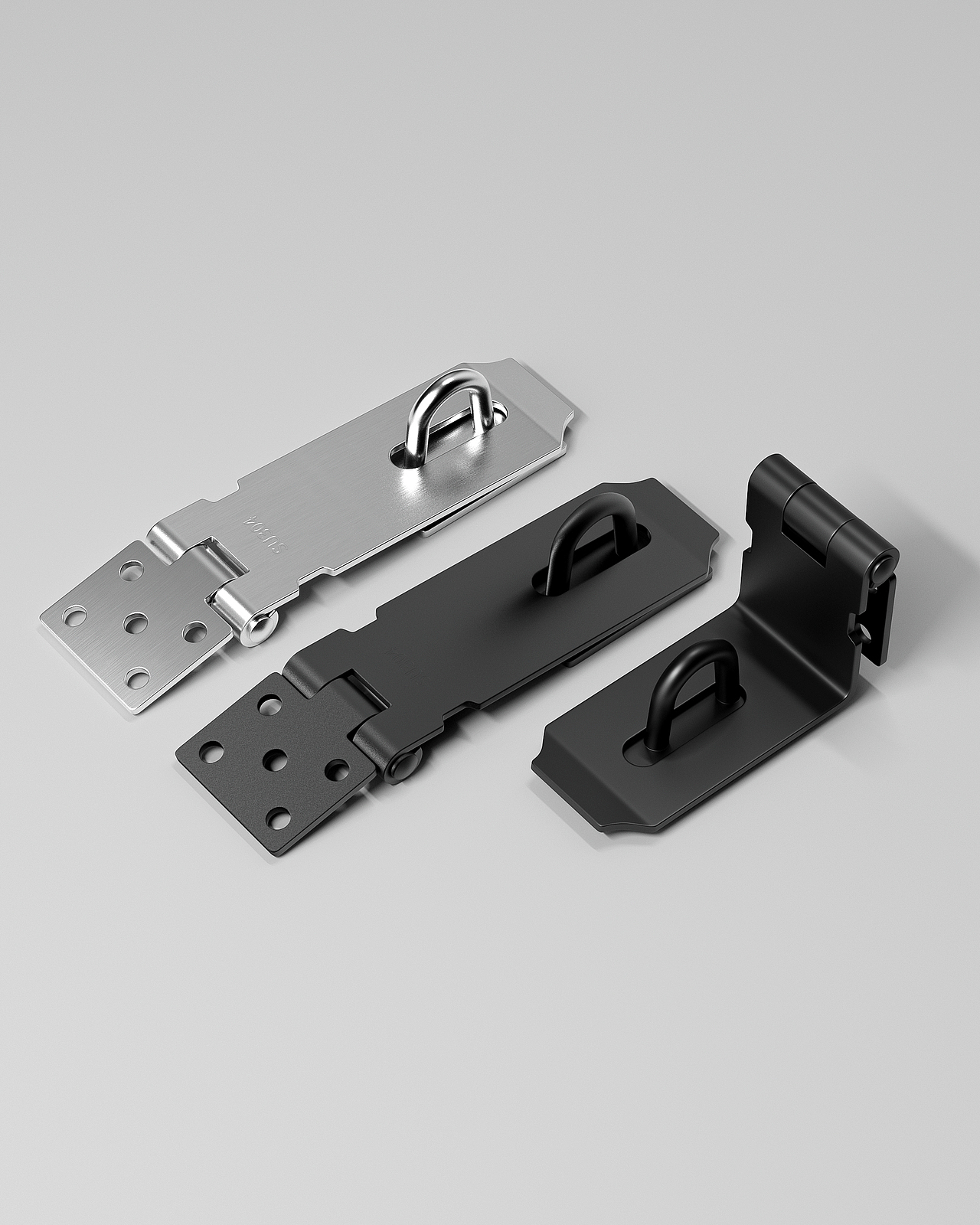 五金门锁建模渲染