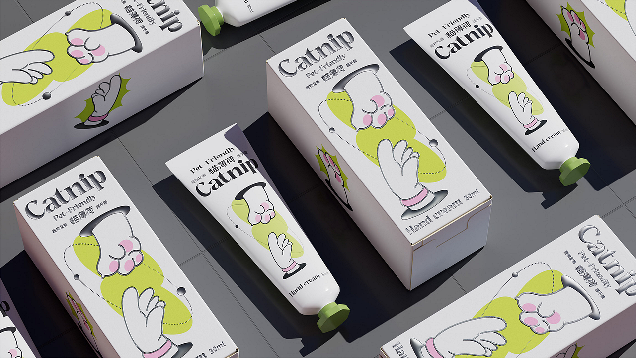 【毛毛实验室】猫薄荷护手霜包装设计