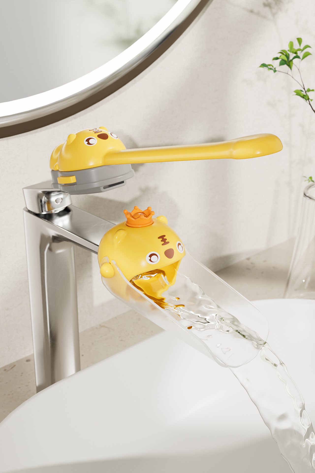 水龙头延伸器渲染-母婴-三维-C4D渲染