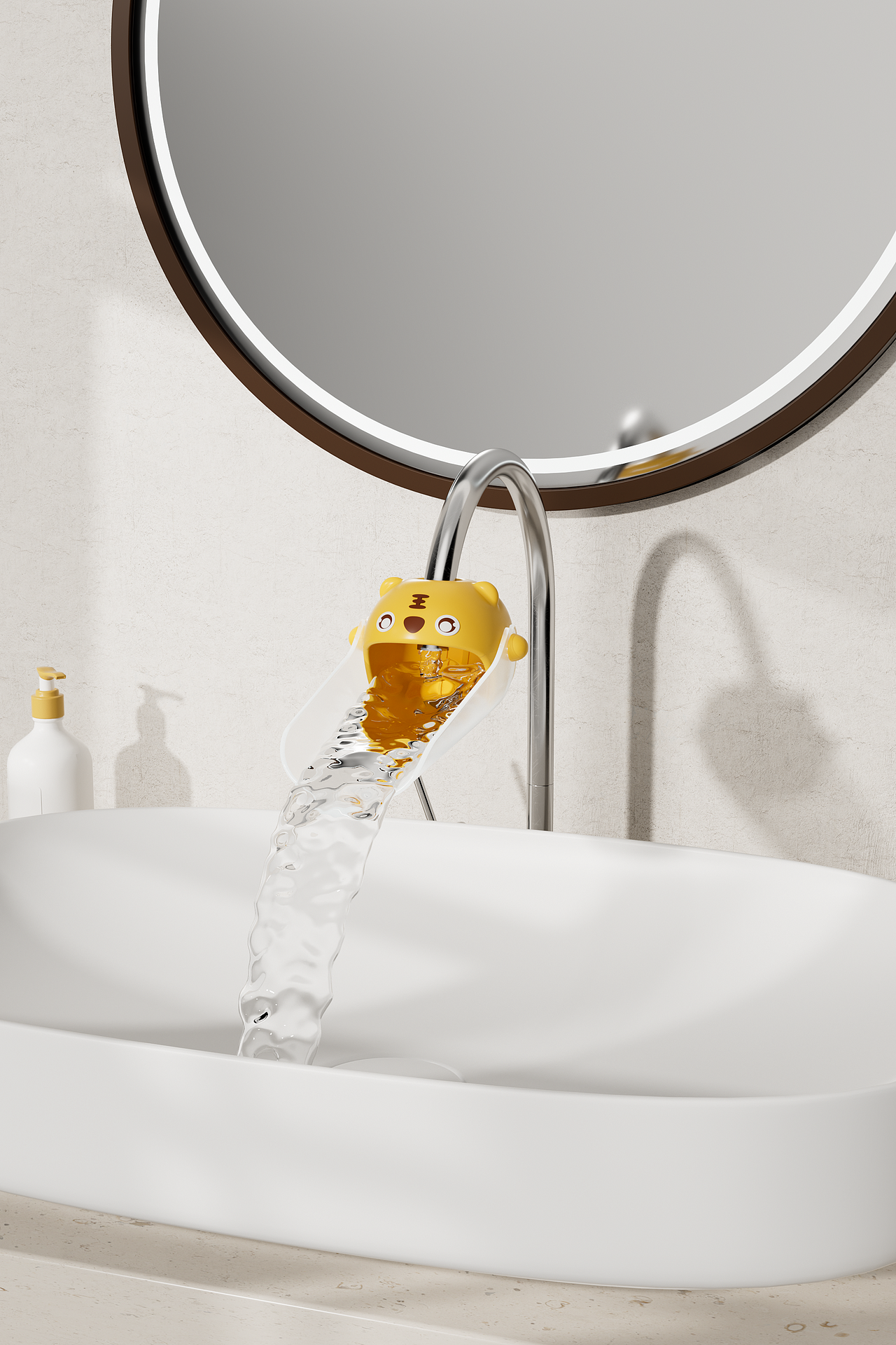 水龙头延伸器渲染-母婴-三维-C4D渲染