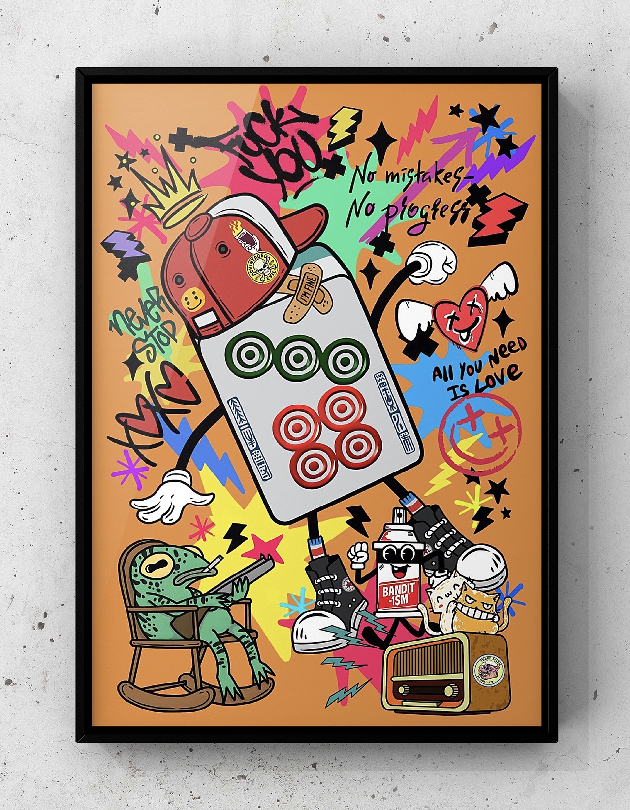 筒兄弟们与美猴潮（图ZMzc1NzQ5NTky） - 艺术插画 - 站酷设计师黑鸦熊原创素材 - 站酷ZCOOL