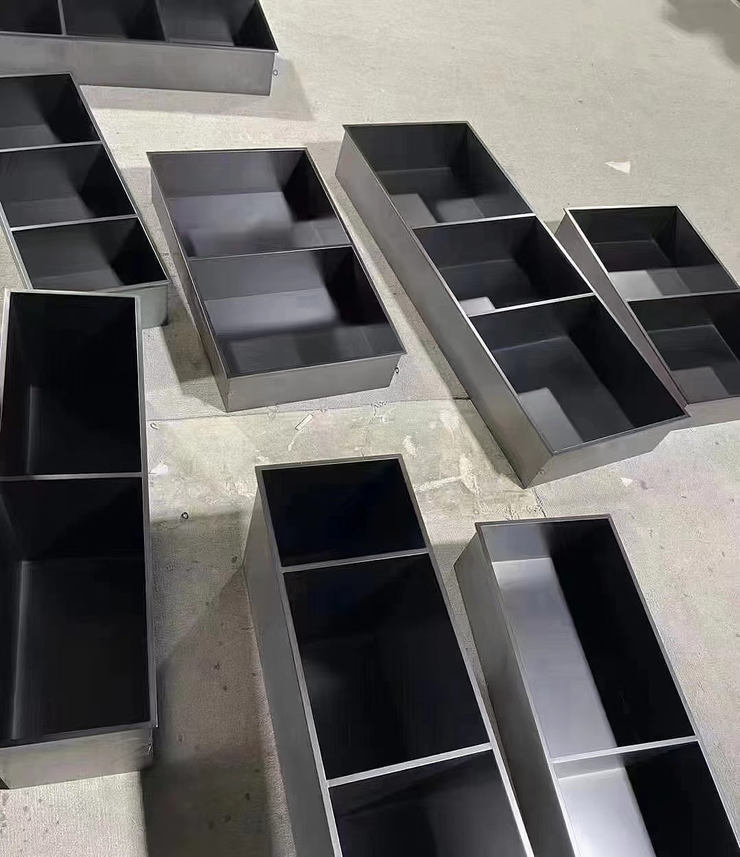 不锈钢黑金拉丝壁龛 浴室不锈钢壁龛可置灯带定制