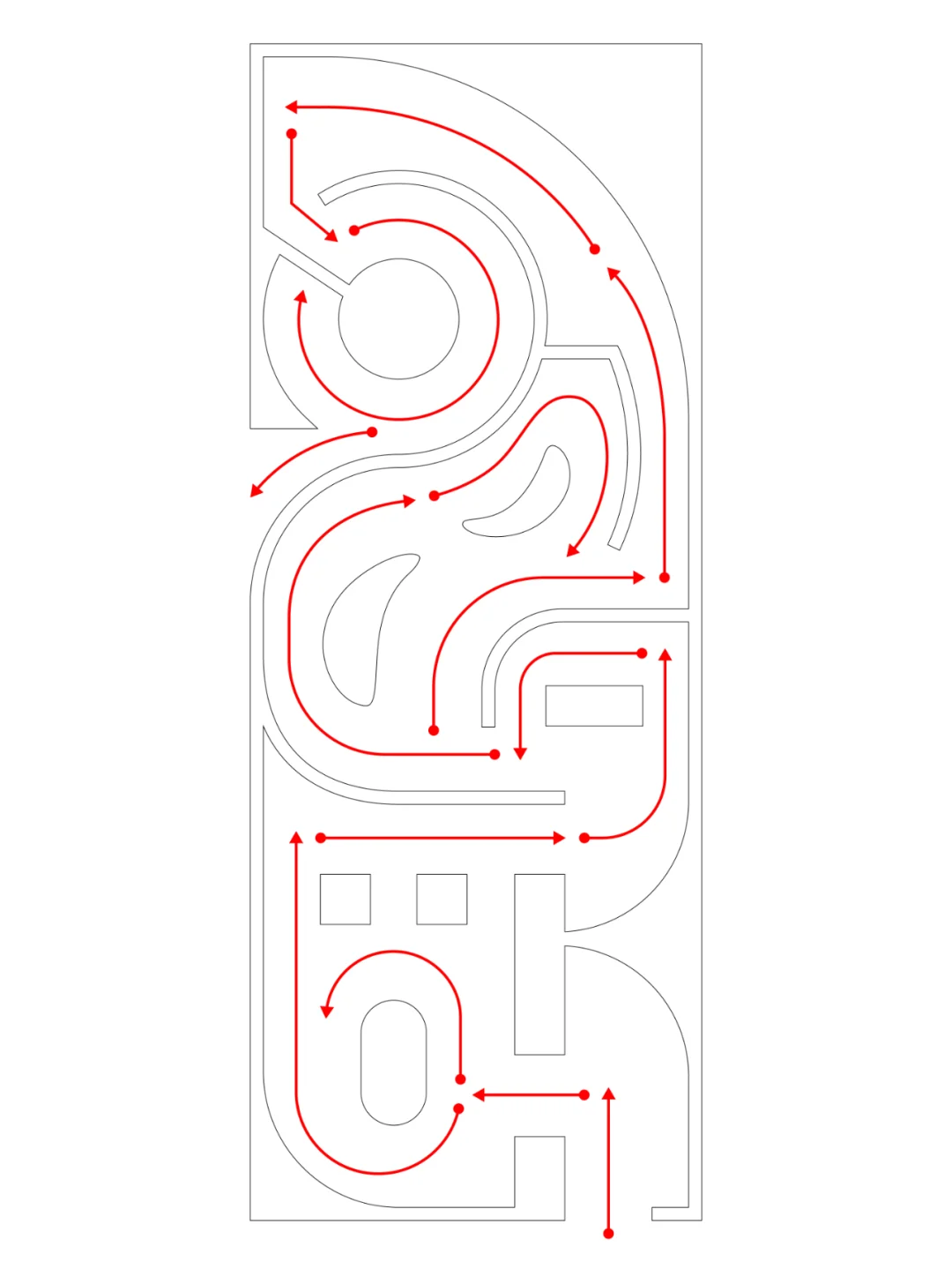 展厅动线设计说明书！#雨田侃设计#版式设计#展厅设计