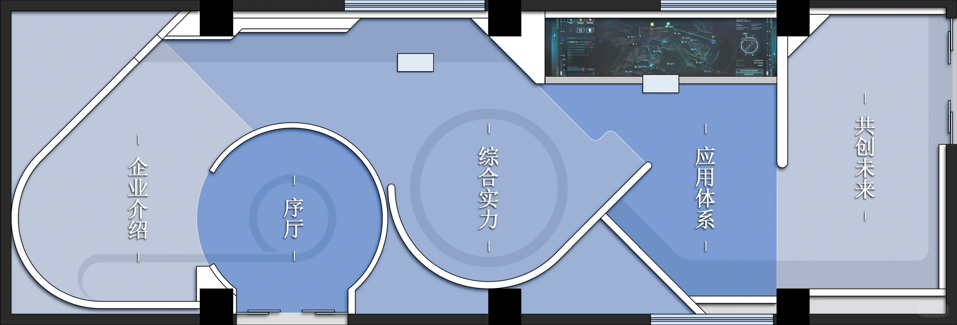 展厅动线设计说明书！#雨田侃设计#版式设计#展厅设计