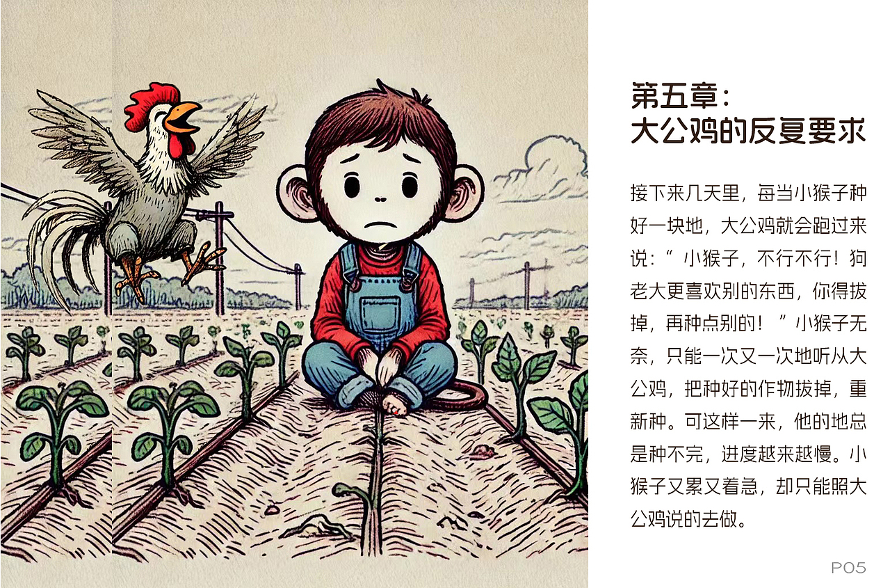 AI与生活感悟的融合:《小猴子种地迷局》的创作尝试