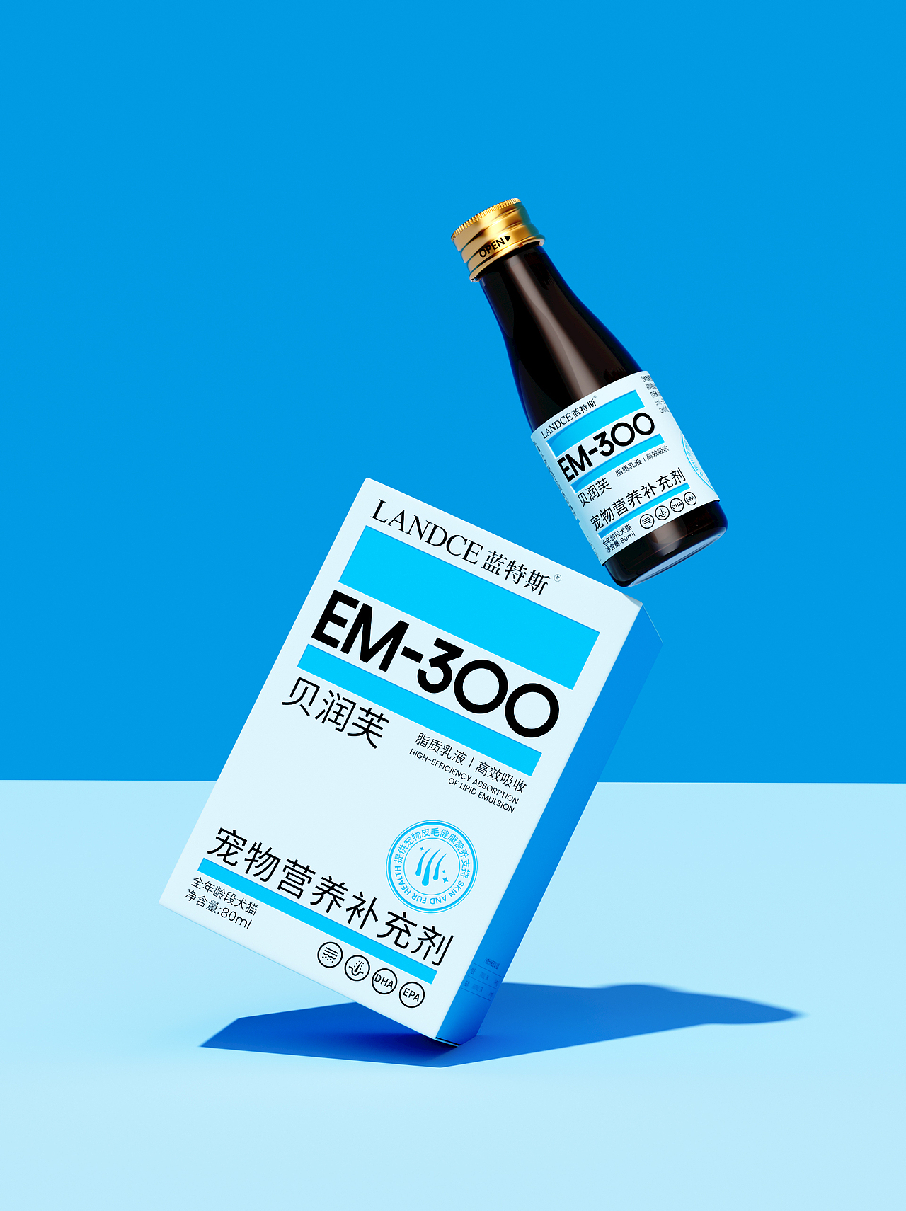 《蓝特斯》宠物营养补充剂包装设计