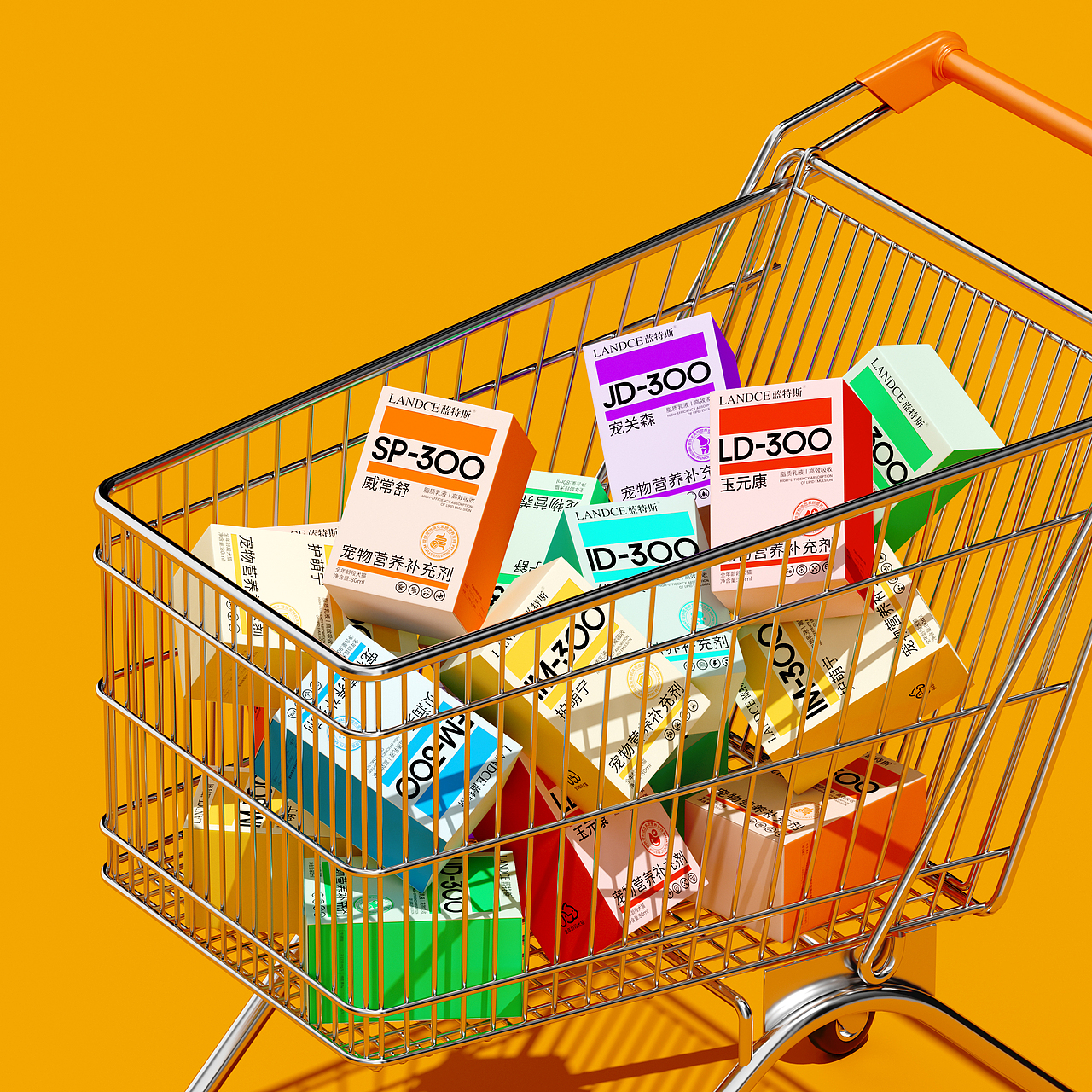 《蓝特斯》宠物营养补充剂包装设计