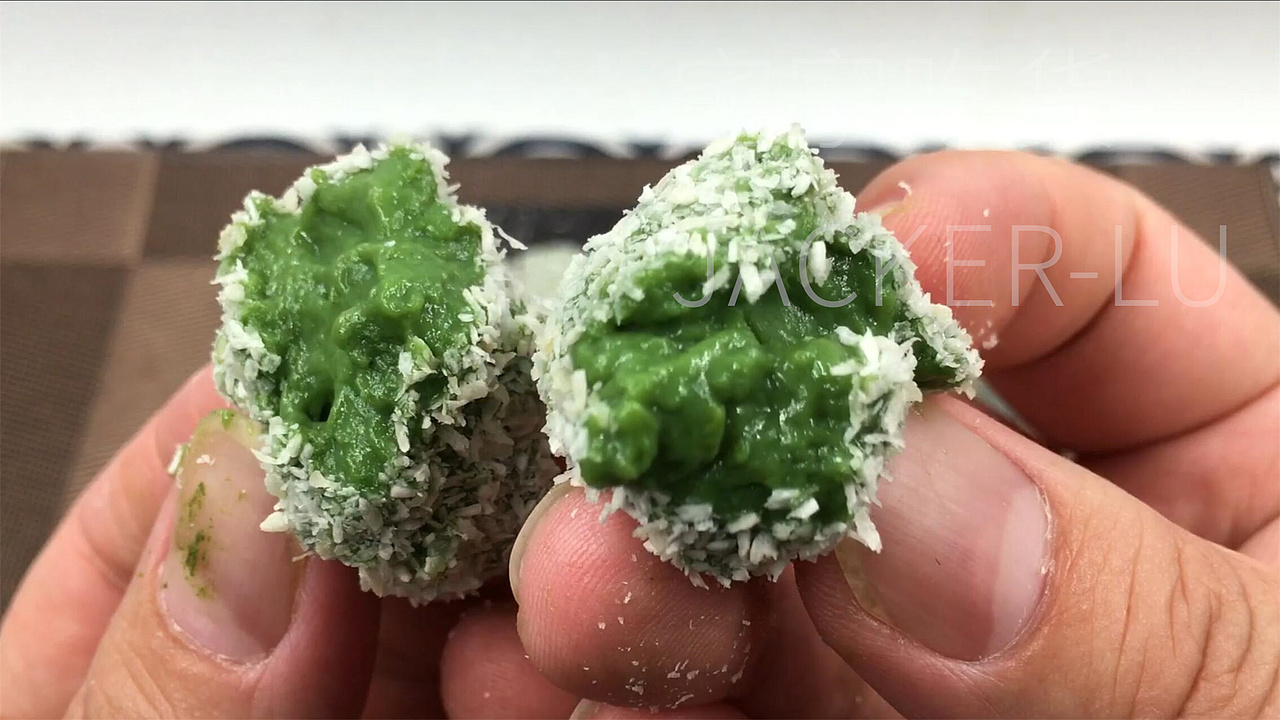 抹茶椰香水麻薯,淡雅与醇厚相互交融,简单而美味。