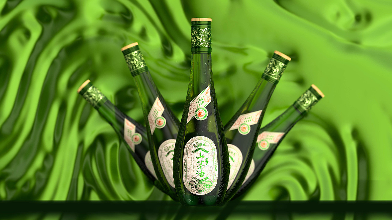 整体鲜亮颜色,强化品牌主色调与产品类型和属性