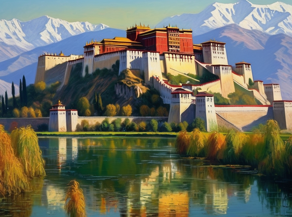 绚烂的布达拉宫（图ZMzc1Nzk2ODAw） - AI作品 - 站酷设计师颉云设计原创素材 - 站酷ZCOOL