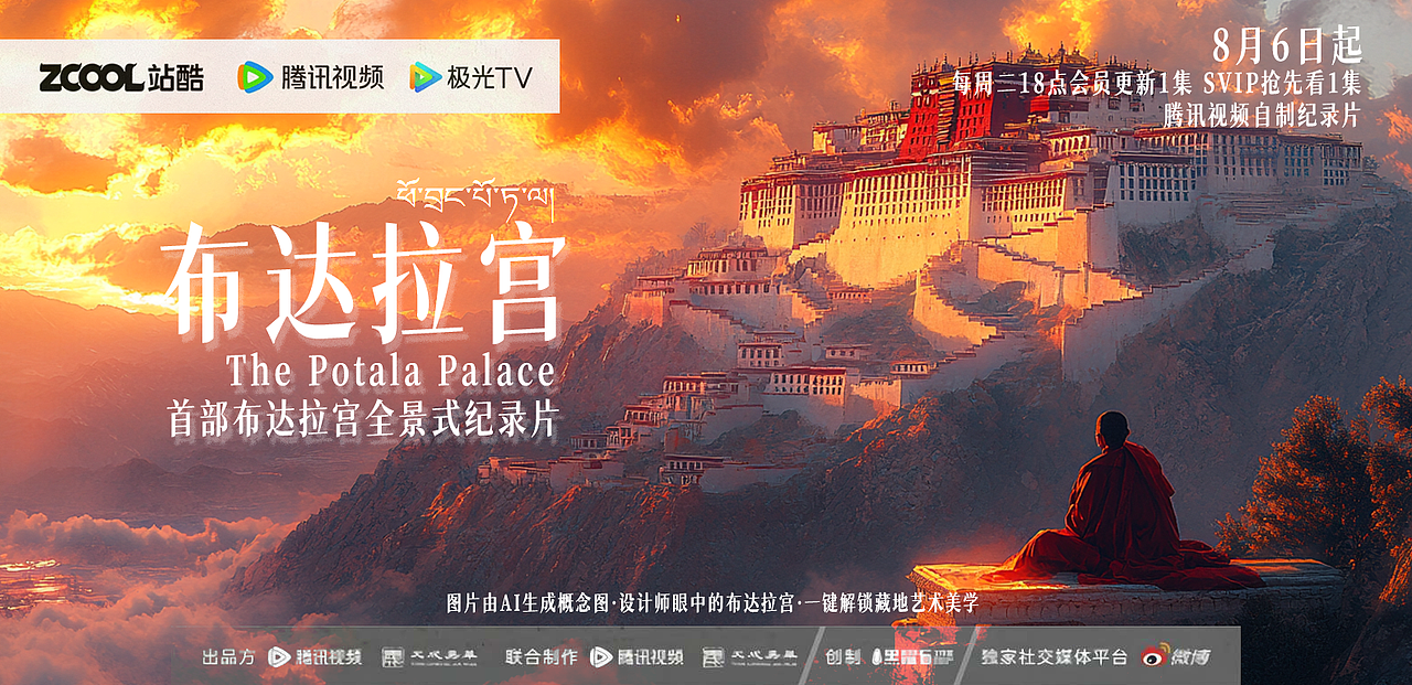 解锁藏地之美：布达拉宫里看中国（图ZMzc1ODAwNDMy） - AI作品 - 站酷设计师lining2000原创素材 - 站酷ZCOOL