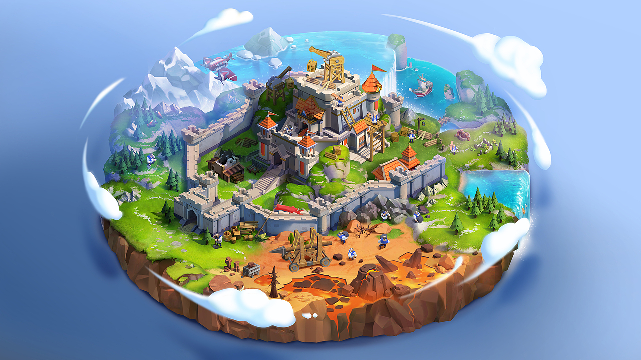 沙盘地貌海报（图ZMzc1ODIzNjM2） - 游戏原画 - 站酷设计师Zoepan_原创素材 - 站酷ZCOOL