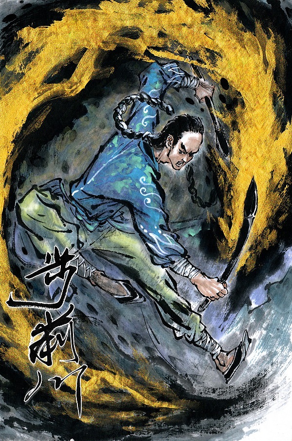 武侠小说角色插画(卡牌)