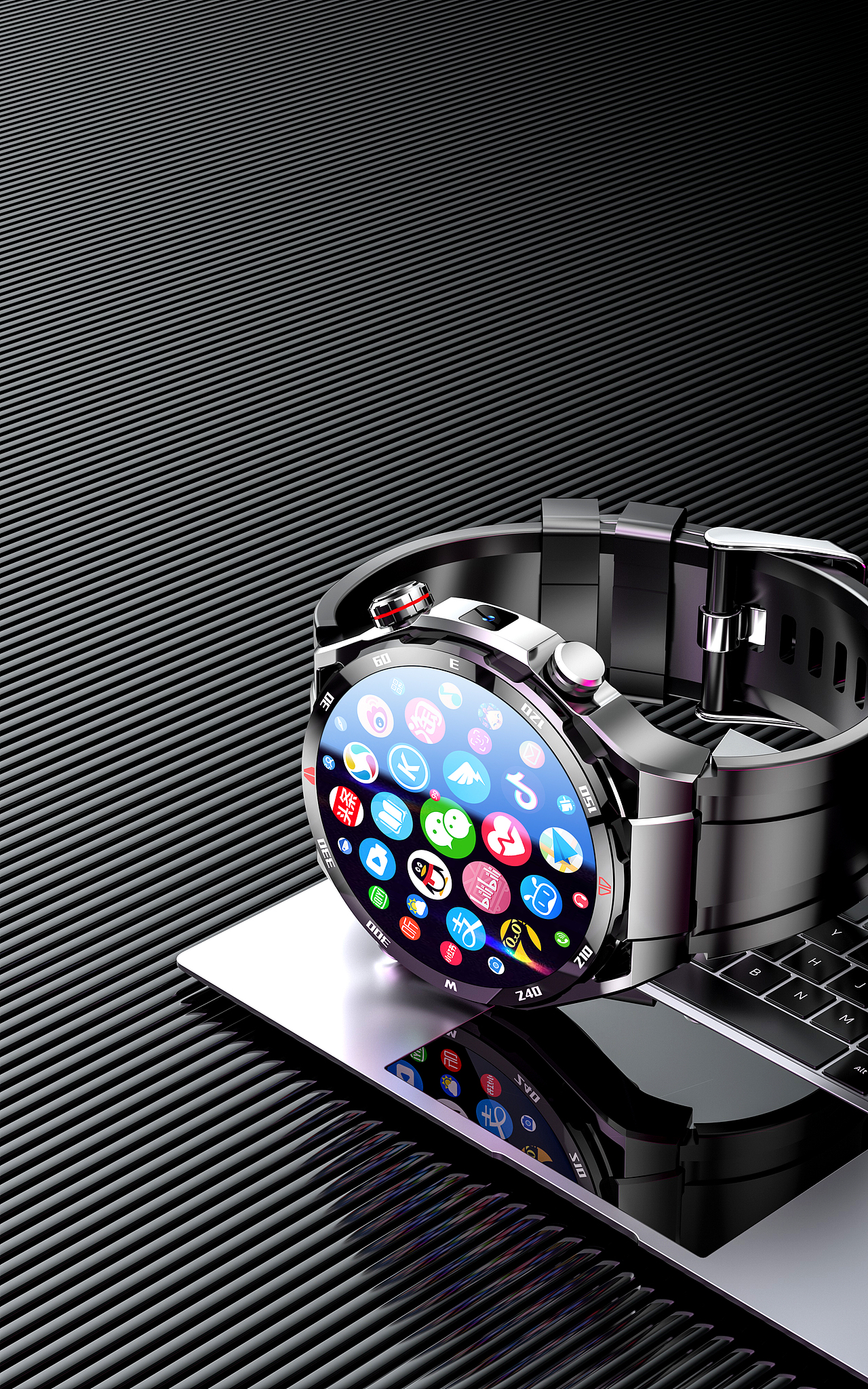 《两款圆形娱乐表详情渲染全案AAAA》