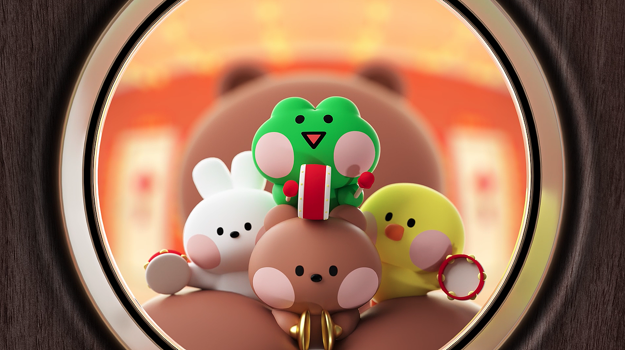 IP三维动画 X 上海美罗城球幕（图ZMzc1ODQ0NjE2） - 动画/影视 - 站酷设计师一米天文化原创素材 - 站酷ZCOOL