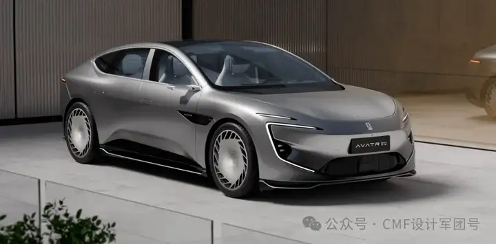 阿维塔012全球首秀,液态金属色车身,内外饰设计赏析