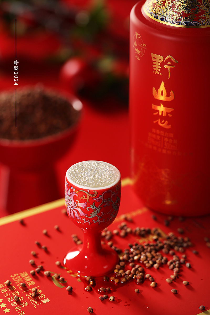 白酒摄影 | 黔山恋酱香型白酒拍摄