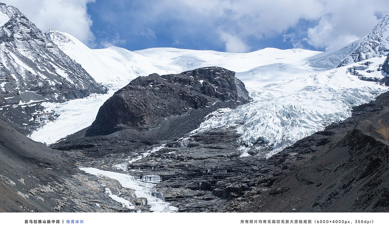 西藏喜马拉雅山脉中段绝美风光 雪山盛宴 摄影图集